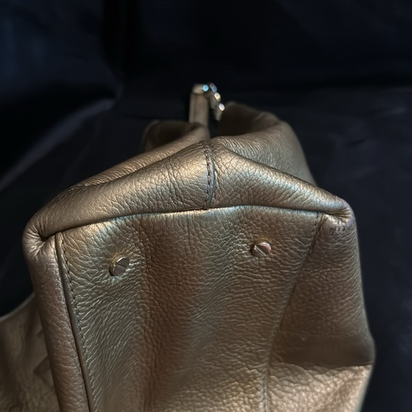 Tory Burch Thea Metallic Gold Chain Shoulder Slouchy Tote - Picture 13 of 16